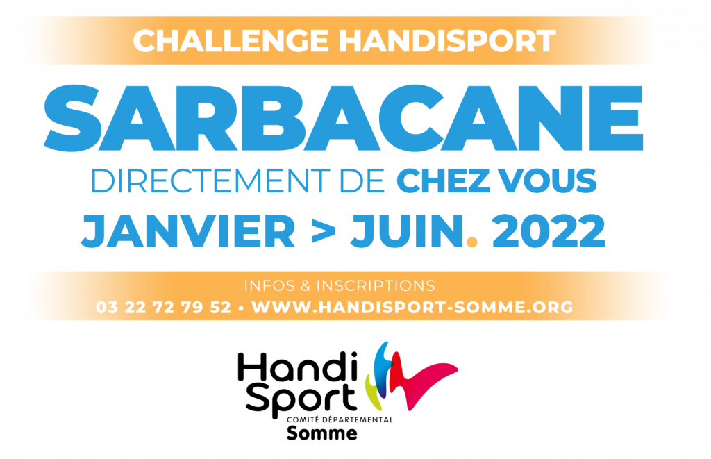 SARBACANE / Challenge Handisport SARBACANE 2022 @ Directement de CHEZ VOUS !