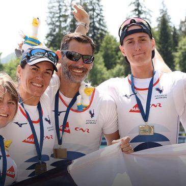 CLUB HANDISPORT / #AVIRON – Du Bronze sur les derniers Championnats d’Europe pour l’équipage d’Erika SAUZEAU !